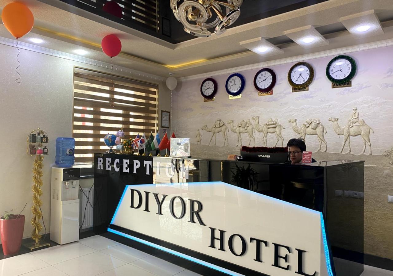 Diyor Hotel Marghilon Bagian luar foto